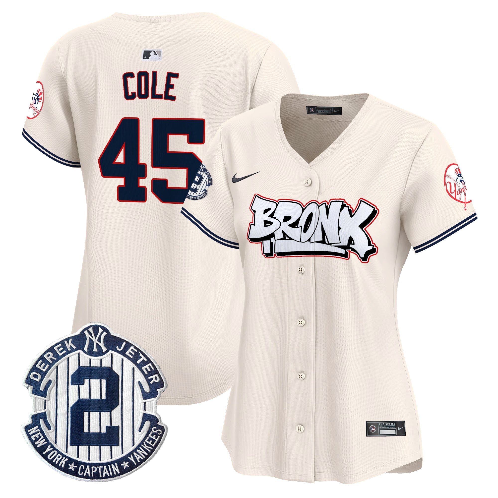 Women’s New York The Bronx Graffiti Vapor Premier Limited Jersey V4