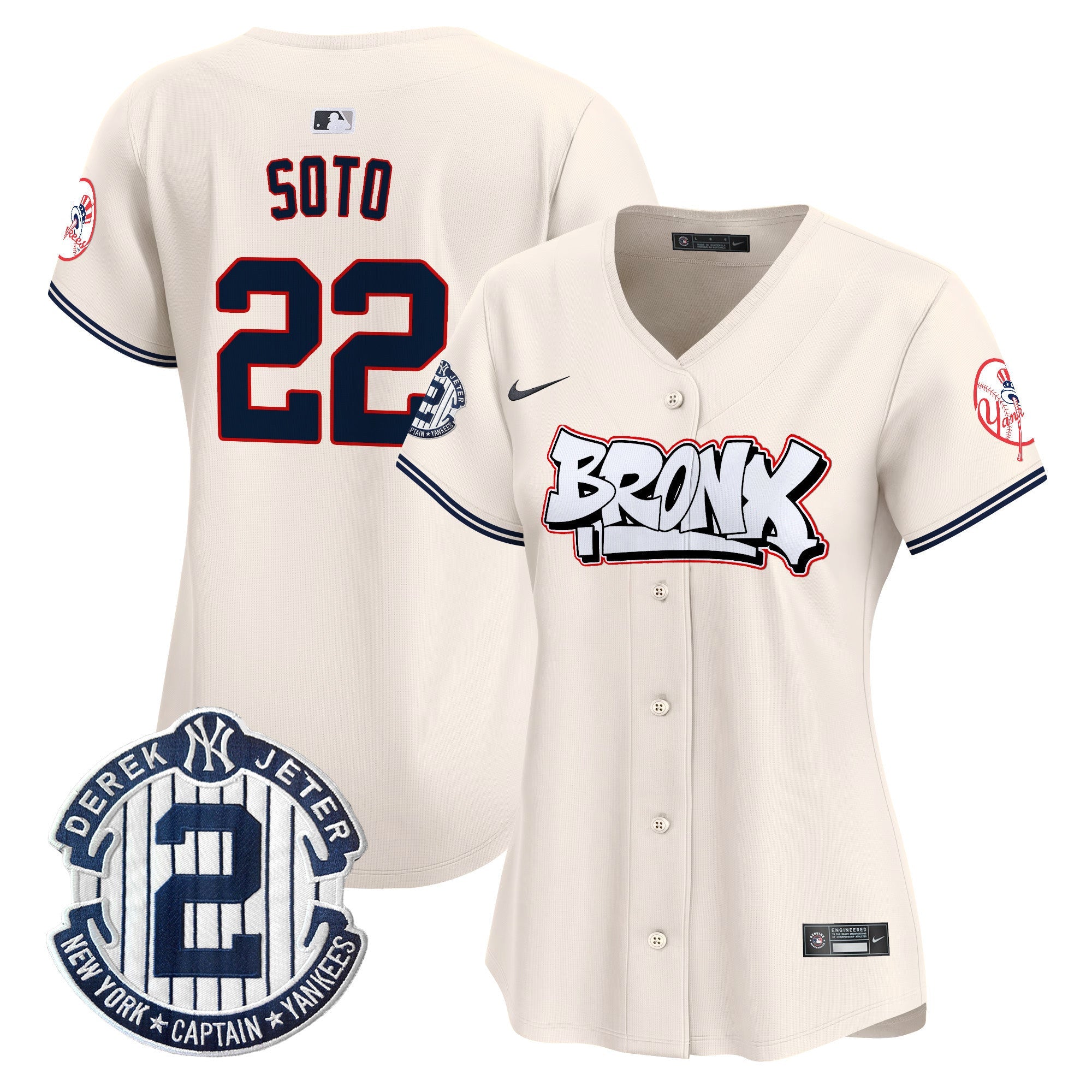 Women’s New York The Bronx Graffiti Vapor Premier Limited Jersey V4