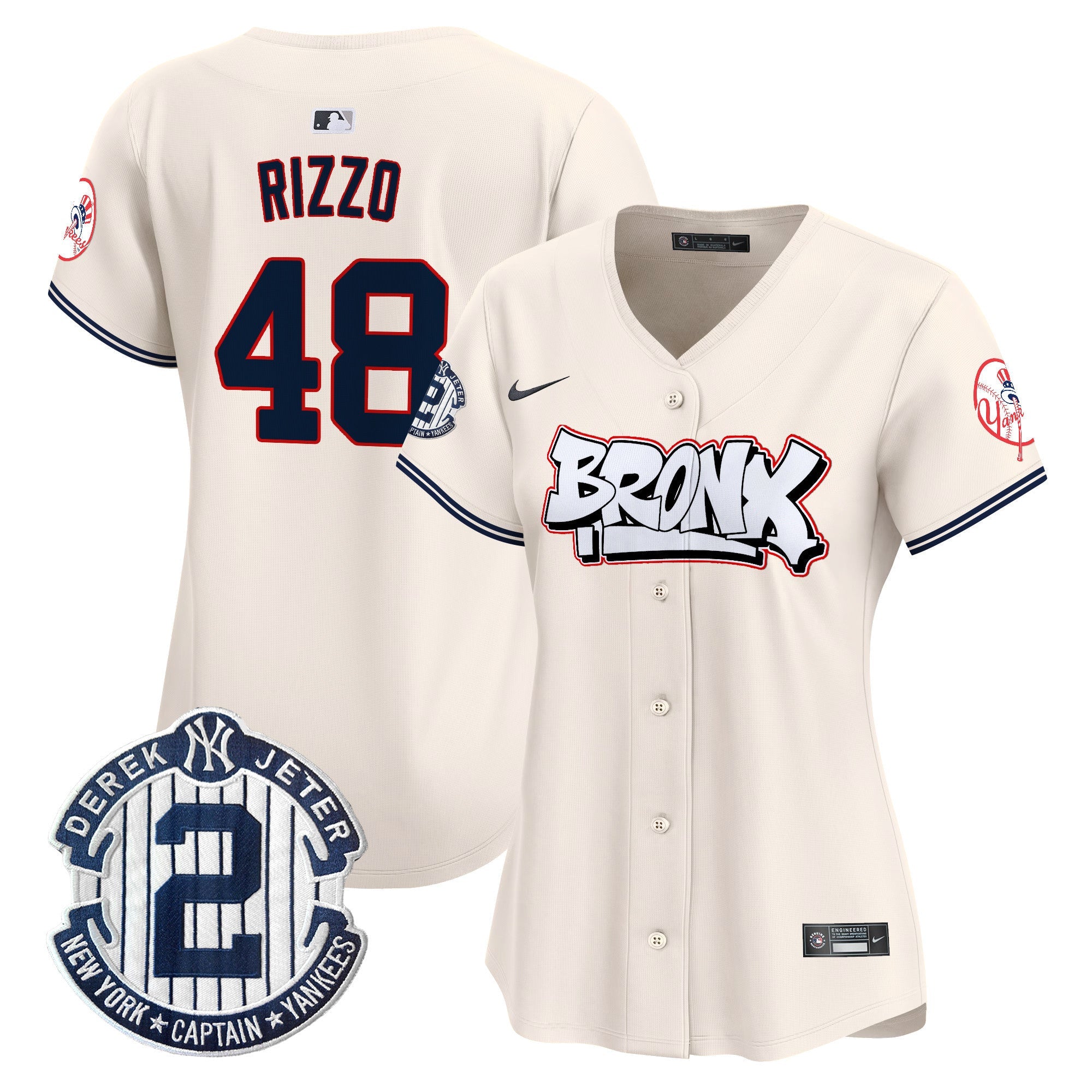 Women’s New York The Bronx Graffiti Vapor Premier Limited Jersey V4