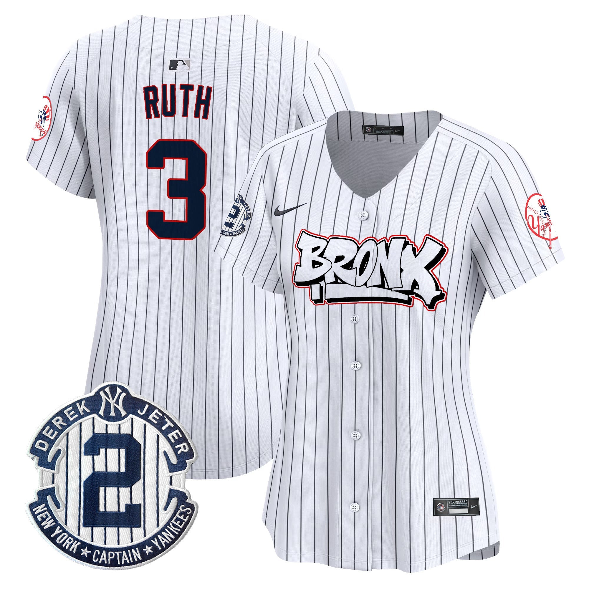 Women’s New York The Bronx Graffiti Vapor Premier Limited Jersey V4