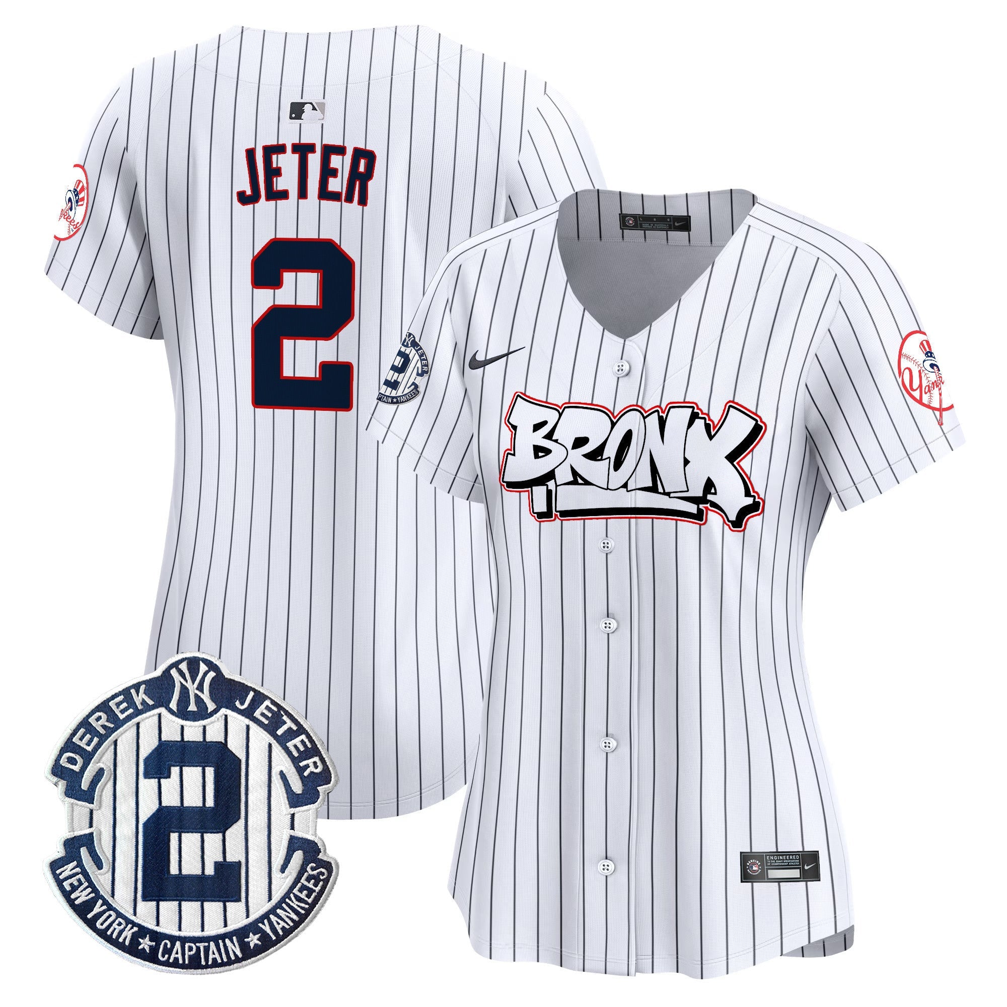 Women’s New York The Bronx Graffiti Vapor Premier Limited Jersey V4