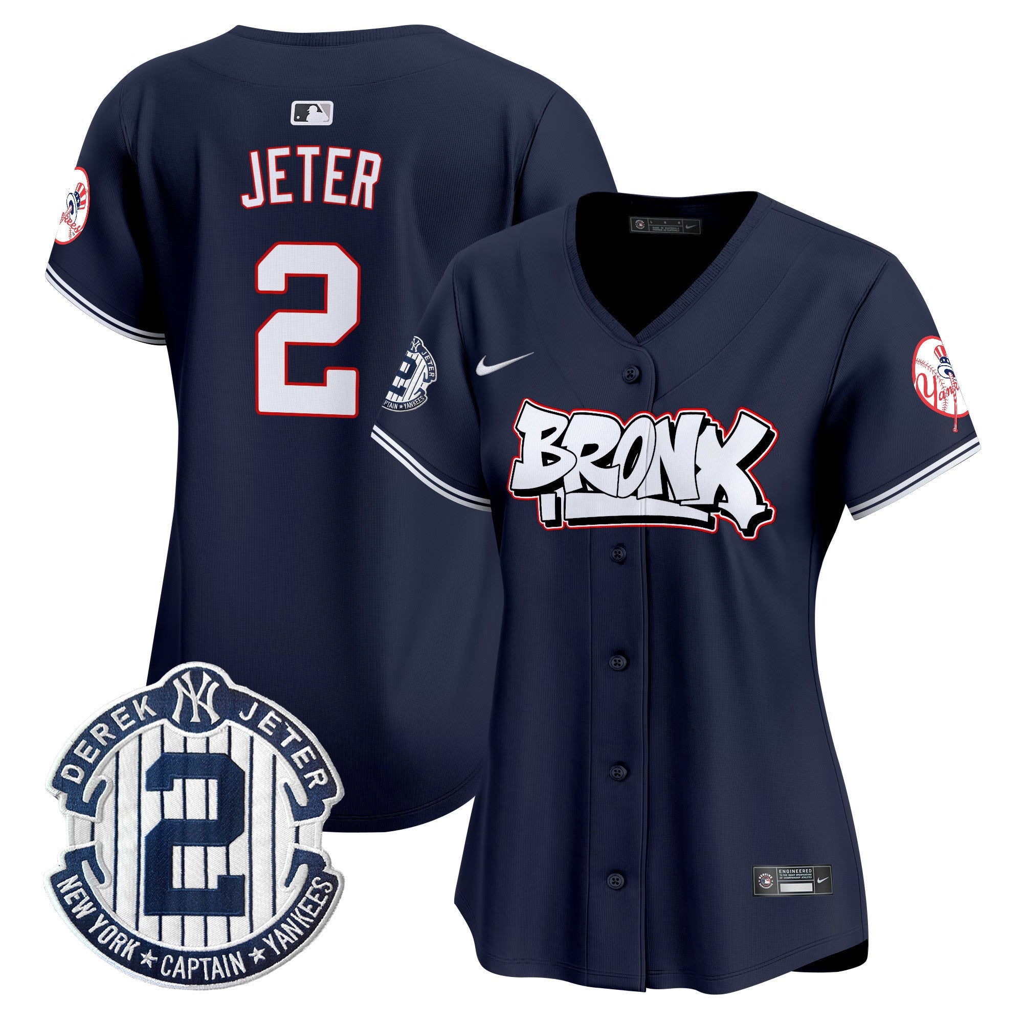 Women’s New York The Bronx Graffiti Vapor Premier Limited Jersey V4