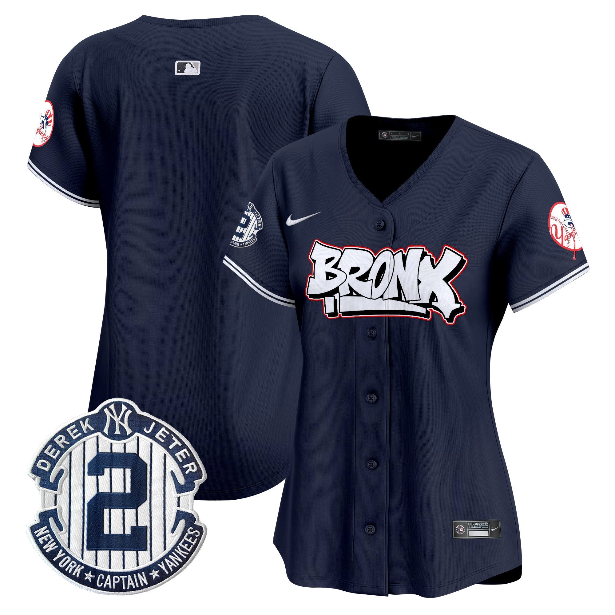 Women’s New York The Bronx Graffiti Vapor Premier Limited Jersey V4