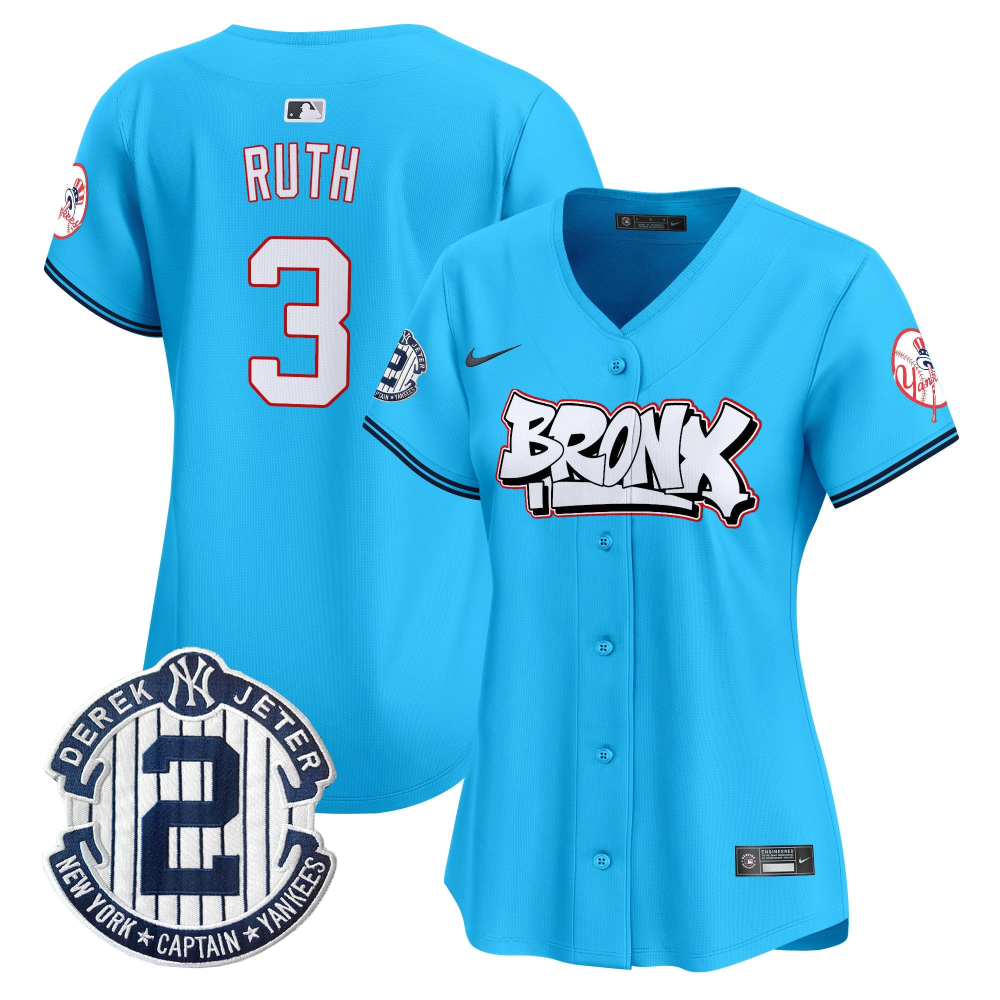 Women’s New York The Bronx Graffiti Vapor Premier Limited Jersey V4