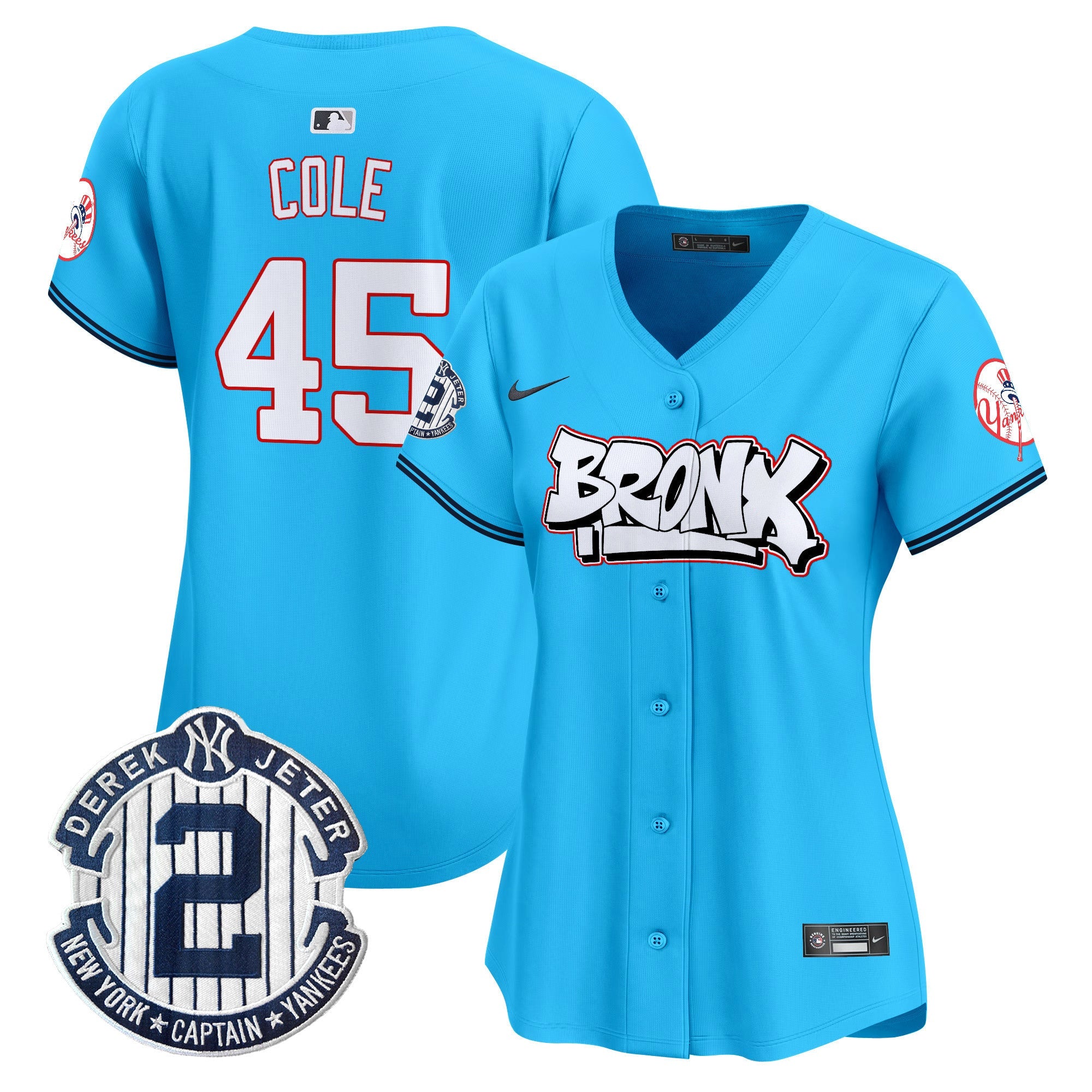Women’s New York The Bronx Graffiti Vapor Premier Limited Jersey V4