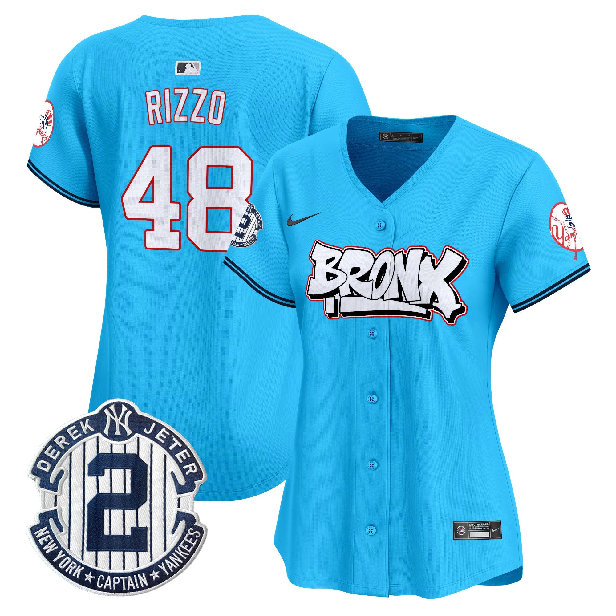Women’s New York The Bronx Graffiti Vapor Premier Limited Jersey V4