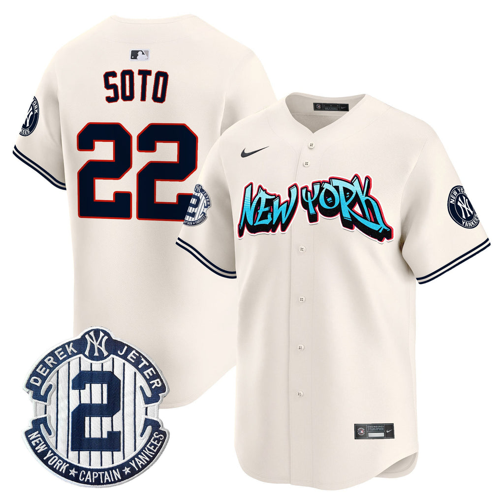 Men’s New York Graffiti Vapor Premier Limited Jersey
