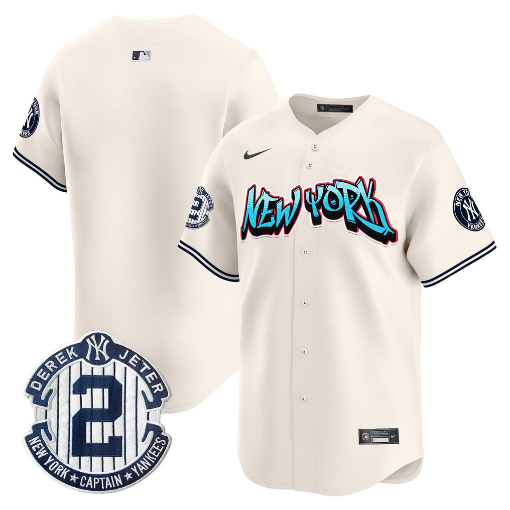 Men’s New York Graffiti Vapor Premier Limited Jersey