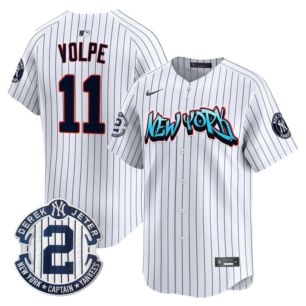 Men’s New York Graffiti Vapor Premier Limited Jersey