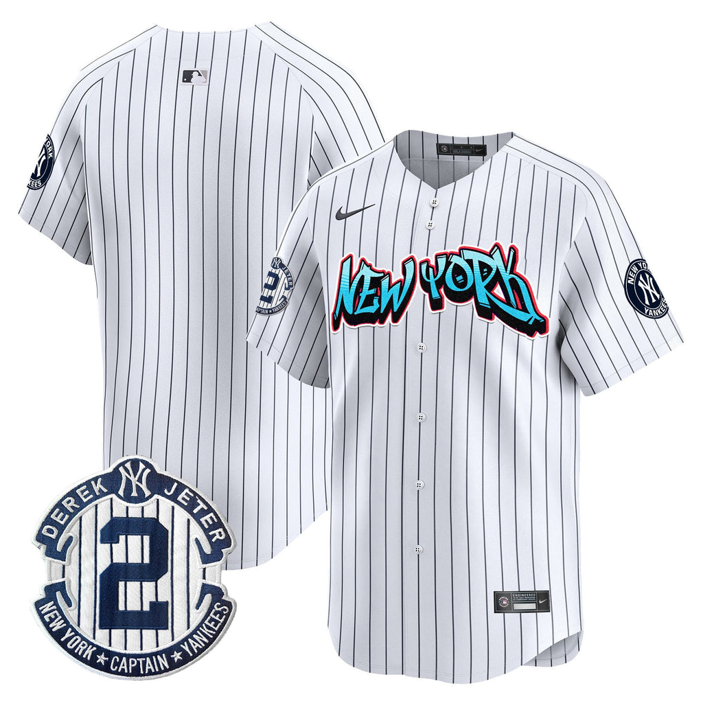 Men’s New York Graffiti Vapor Premier Limited Jersey
