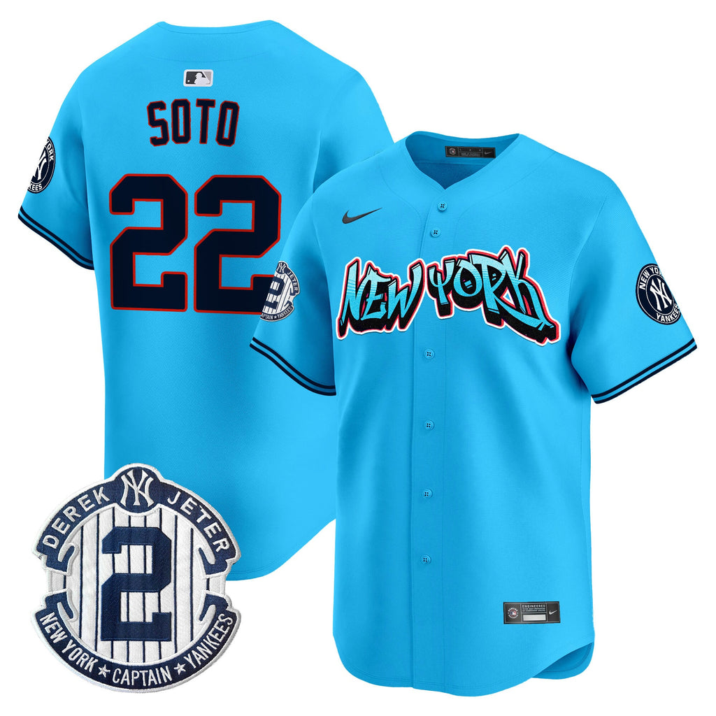 Men’s New York Graffiti Vapor Premier Limited Jersey