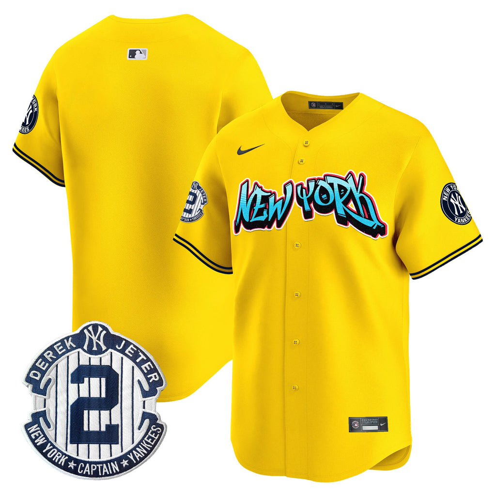 Men’s New York Graffiti Vapor Premier Limited Jersey