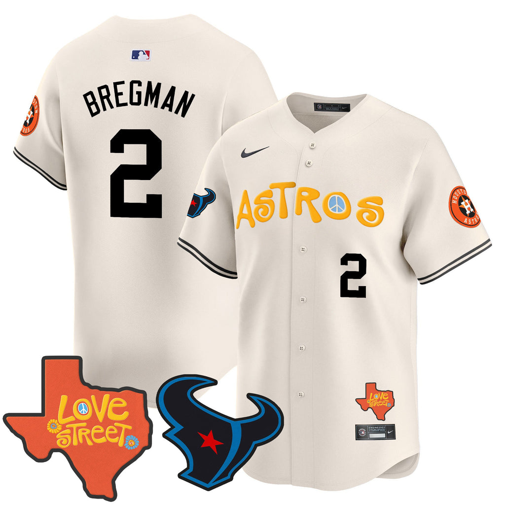 Men’s Love Street & Texans Patch Vapor Premier Limited Jersey