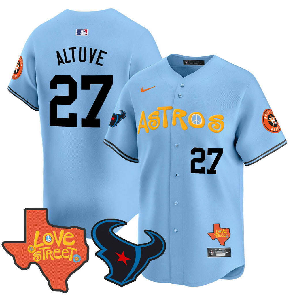 Men’s Love Street & Texans Patch Vapor Premier Limited Jersey