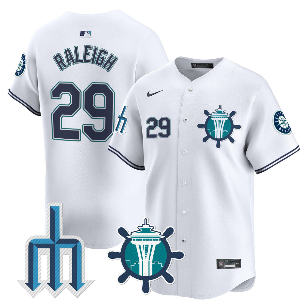 Men’s Seattle Trident Patch Vapor Premier Limited Jersey