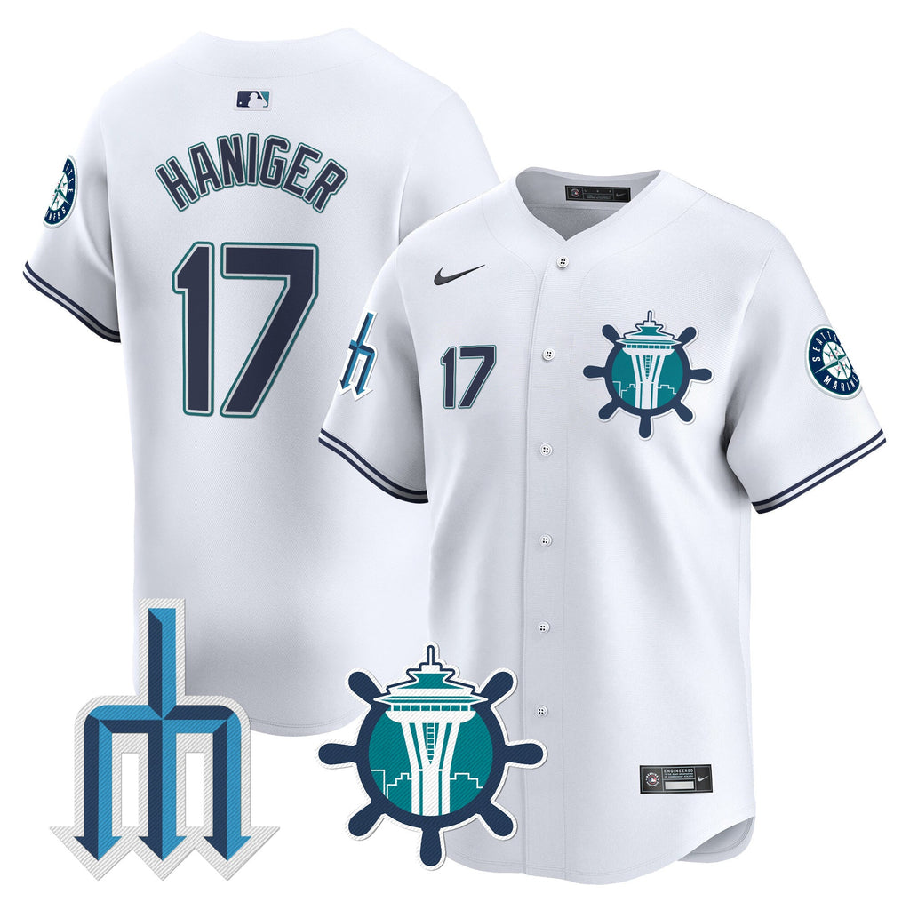 Men’s Seattle Trident Patch Vapor Premier Limited Jersey