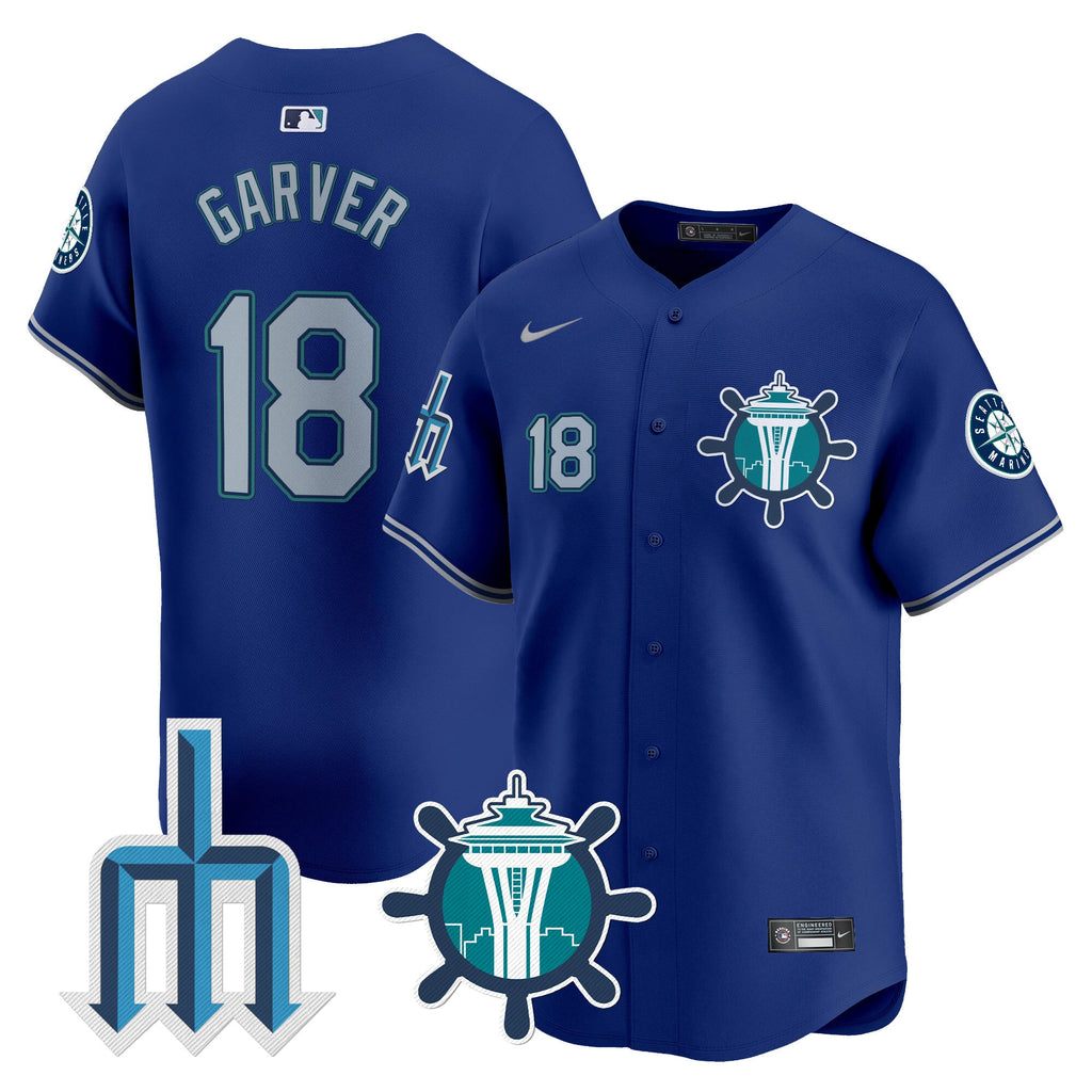 Men’s Seattle Trident Patch Vapor Premier Limited Jersey