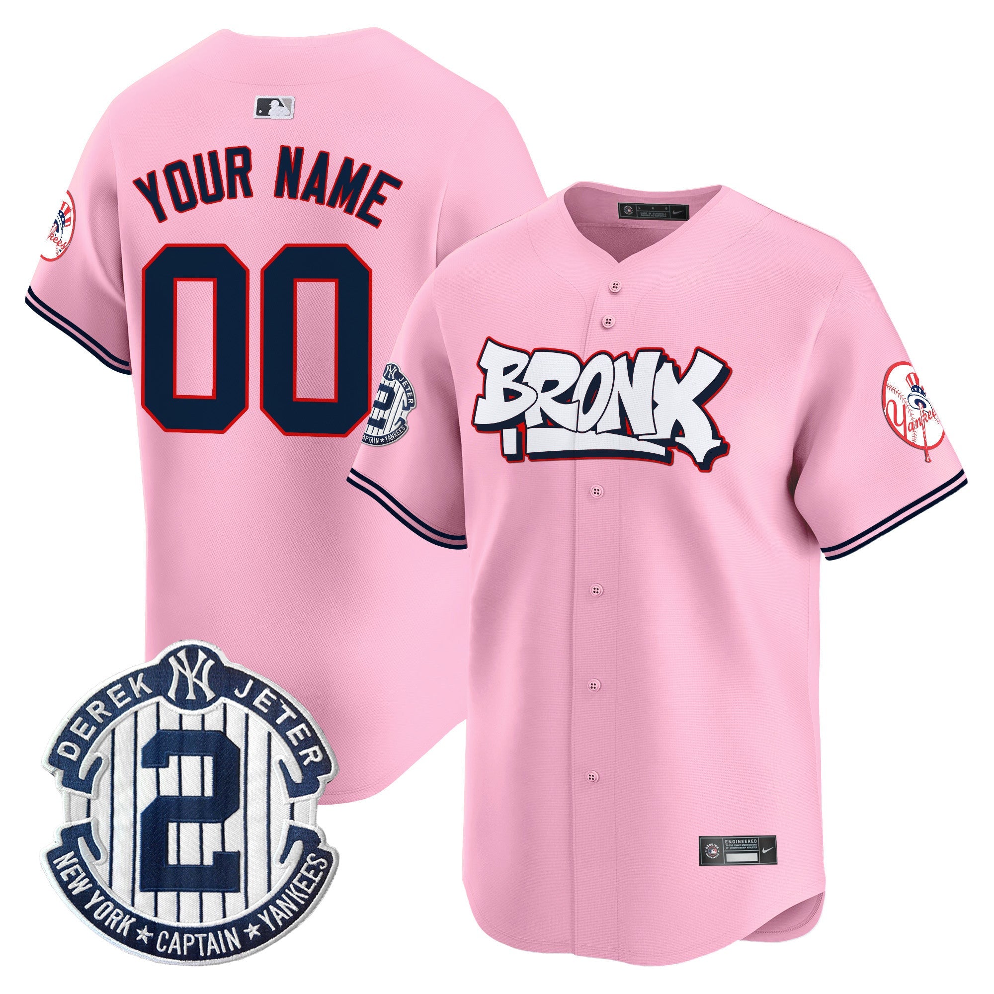 Unisex New York The Bronx Graffiti Vapor Premier Limited Custom Jersey V4