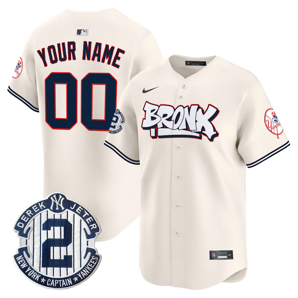 Unisex New York The Bronx Graffiti Vapor Premier Limited Custom Jersey V4
