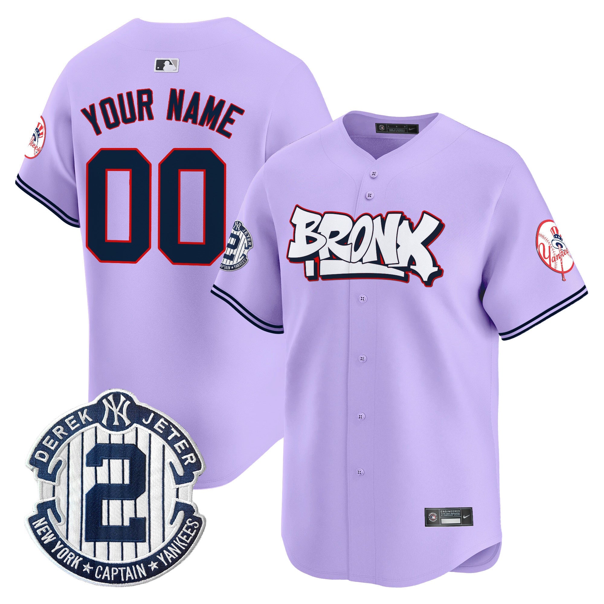 Unisex New York The Bronx Graffiti Vapor Premier Limited Custom Jersey V4
