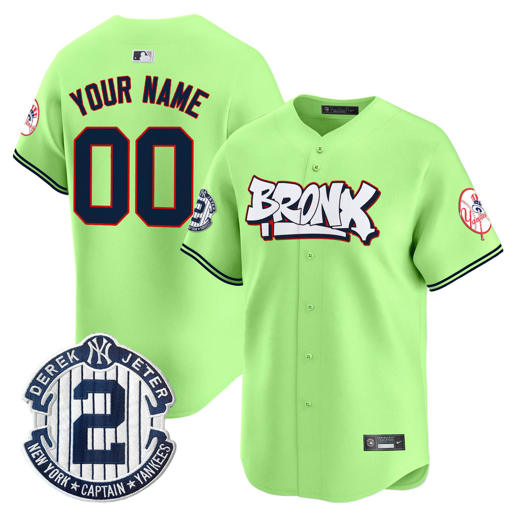 Unisex New York The Bronx Graffiti Vapor Premier Limited Custom Jersey V4