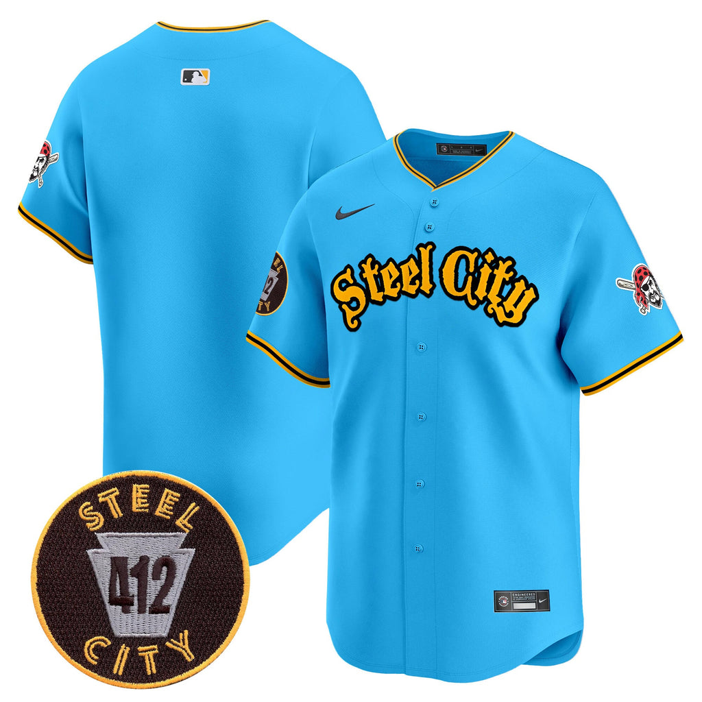 Men’s Pittsburgh 412 Patch Vapor Premier Limited Jersey