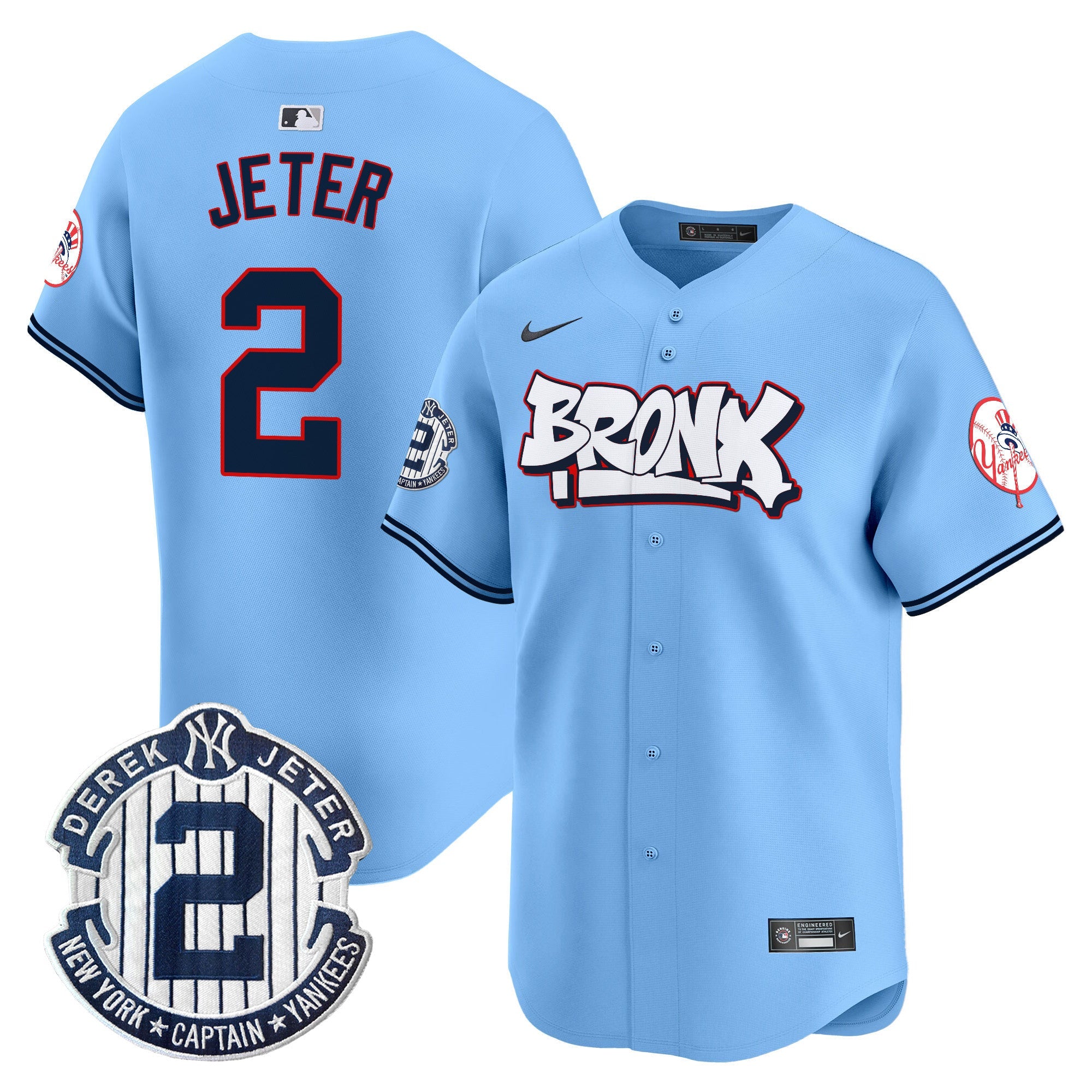 Unisex New York The Bronx Graffiti Vapor Premier Limited Jersey V4