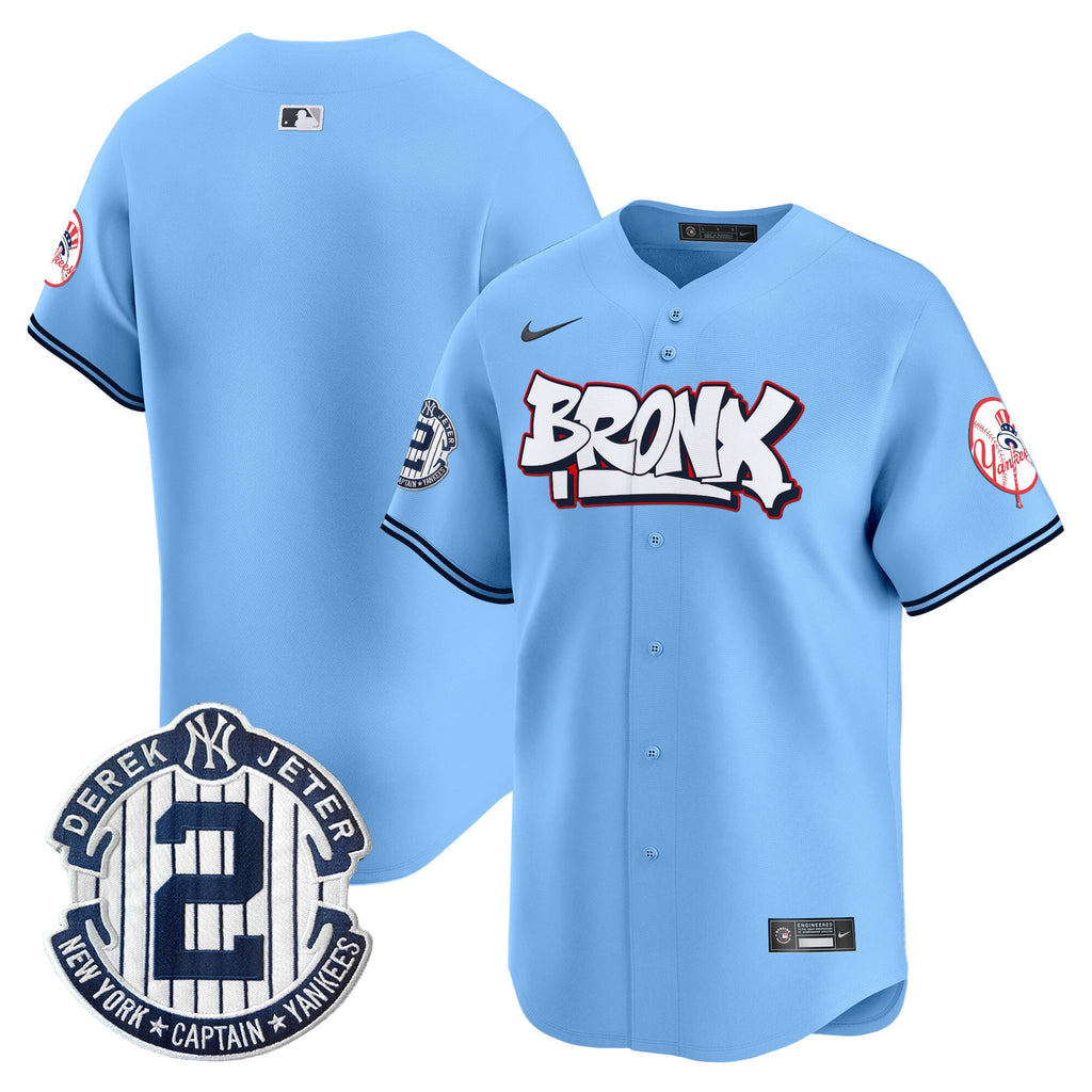 Unisex New York The Bronx Graffiti Vapor Premier Limited Jersey V4