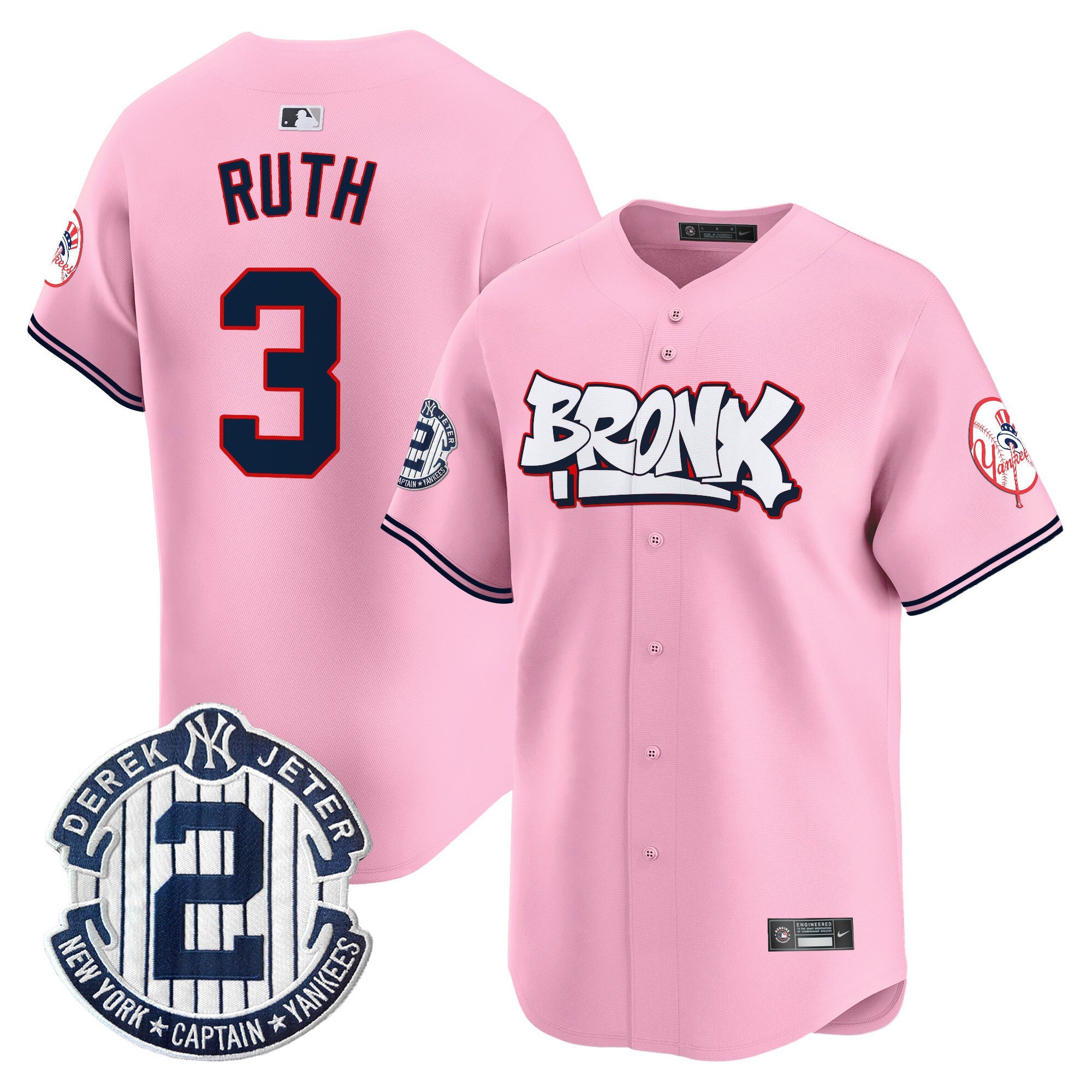 Unisex New York The Bronx Graffiti Vapor Premier Limited Jersey V4