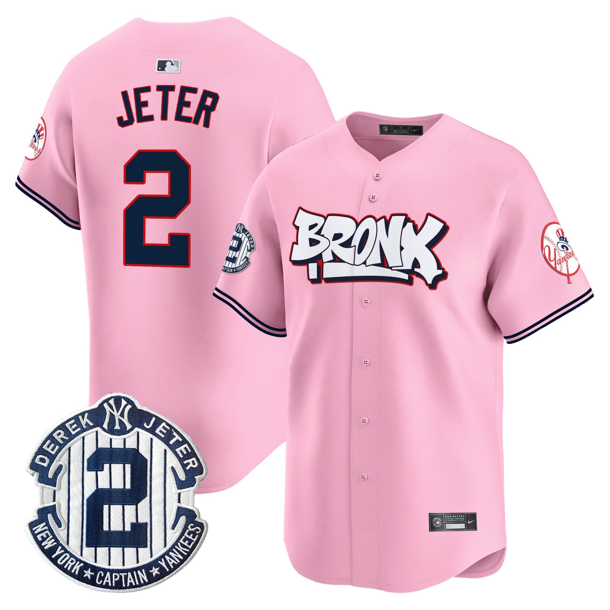 Unisex New York The Bronx Graffiti Vapor Premier Limited Jersey V4