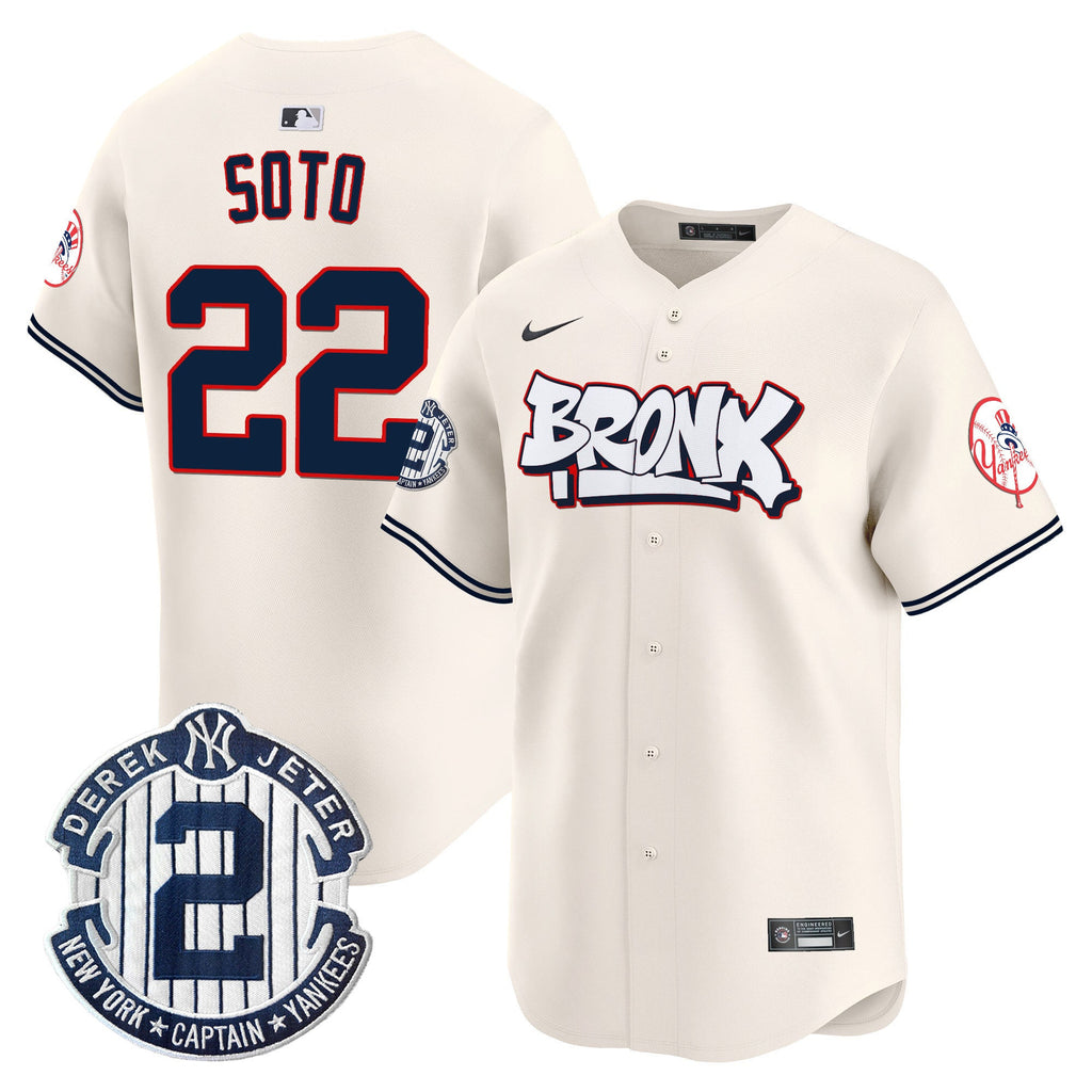 Unisex New York The Bronx Graffiti Vapor Premier Limited Jersey V4