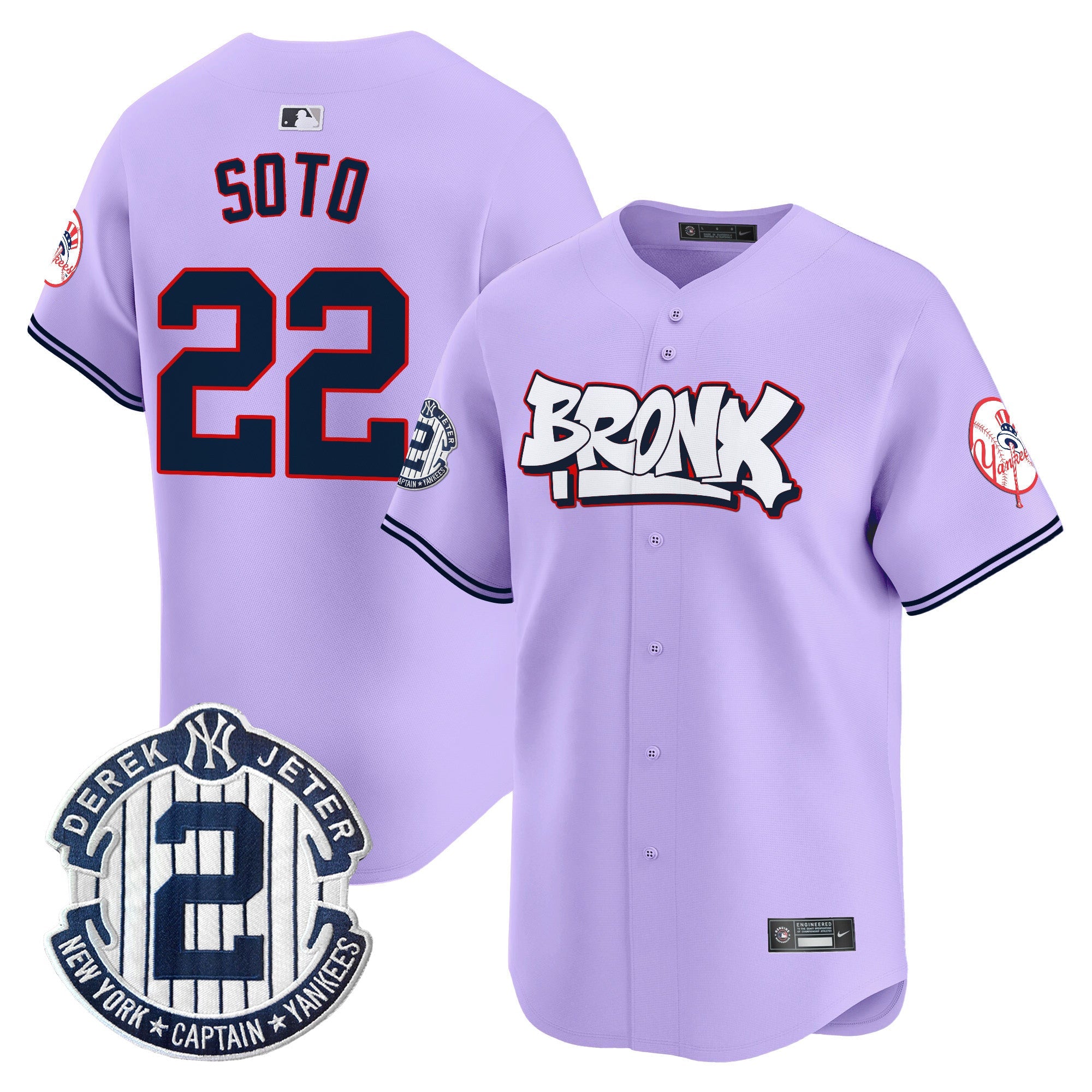 Unisex New York The Bronx Graffiti Vapor Premier Limited Jersey V4