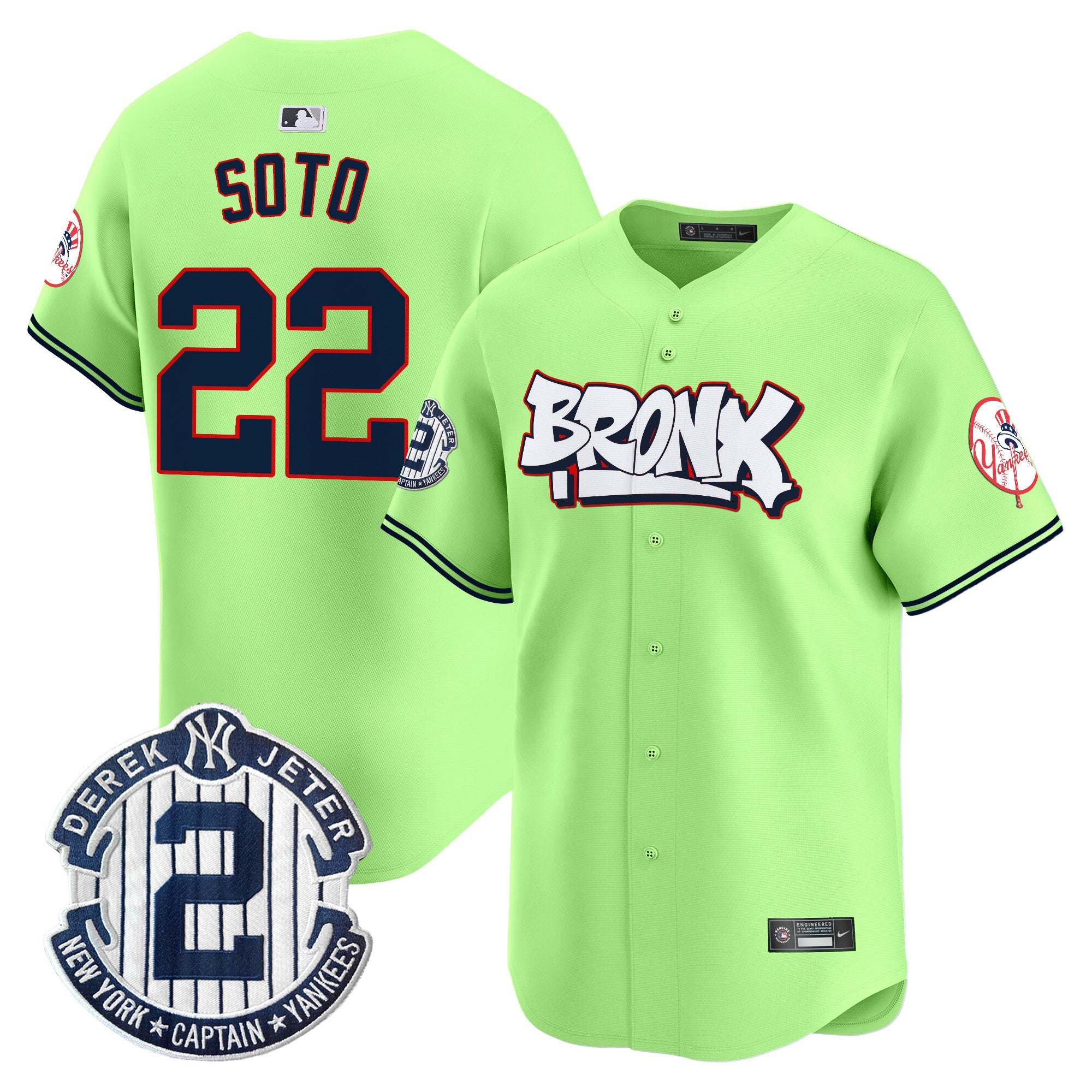 Unisex New York The Bronx Graffiti Vapor Premier Limited Jersey V4