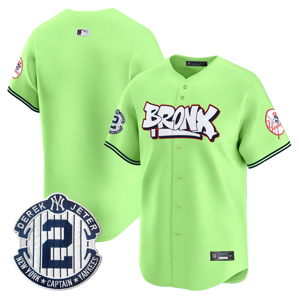 Unisex New York The Bronx Graffiti Vapor Premier Limited Jersey V4