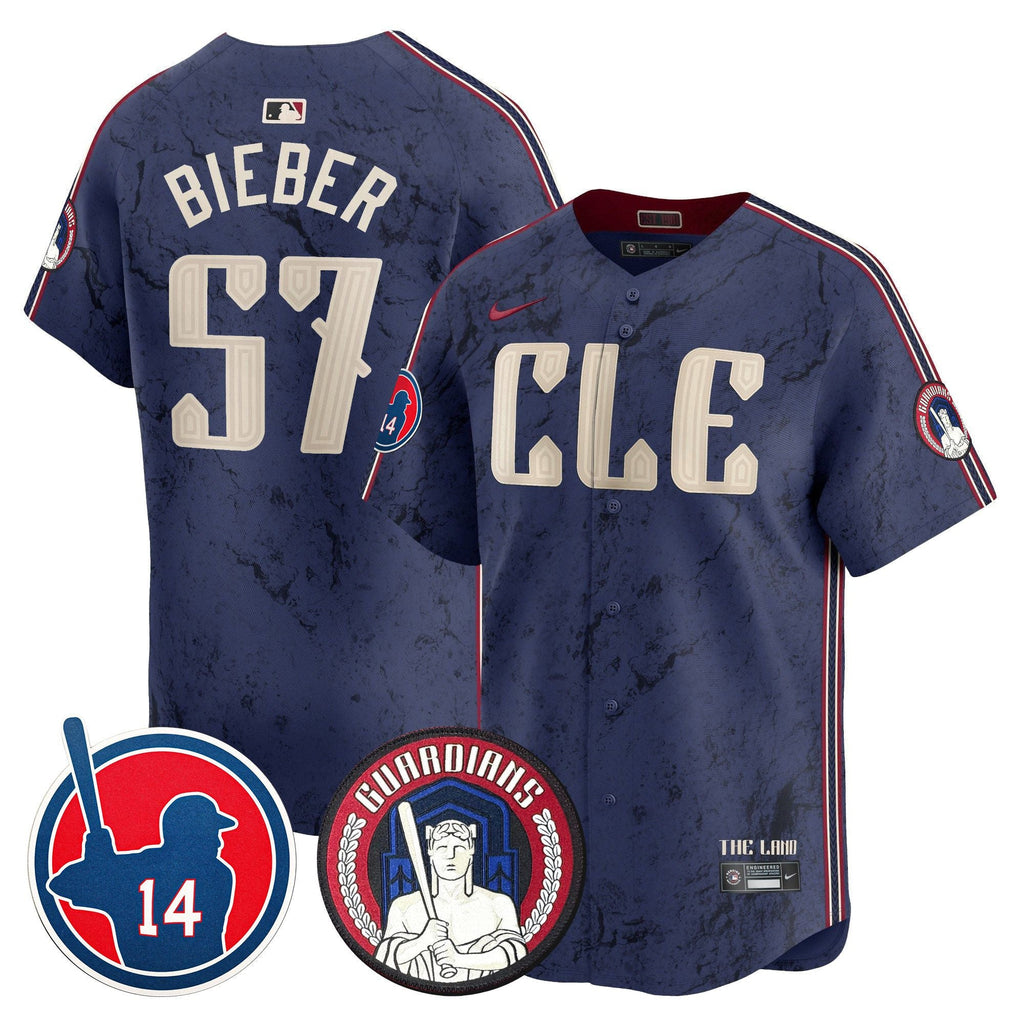 Men’s Cleveland Larry Doby Patch City Connect Vapor Premier Limited Jersey