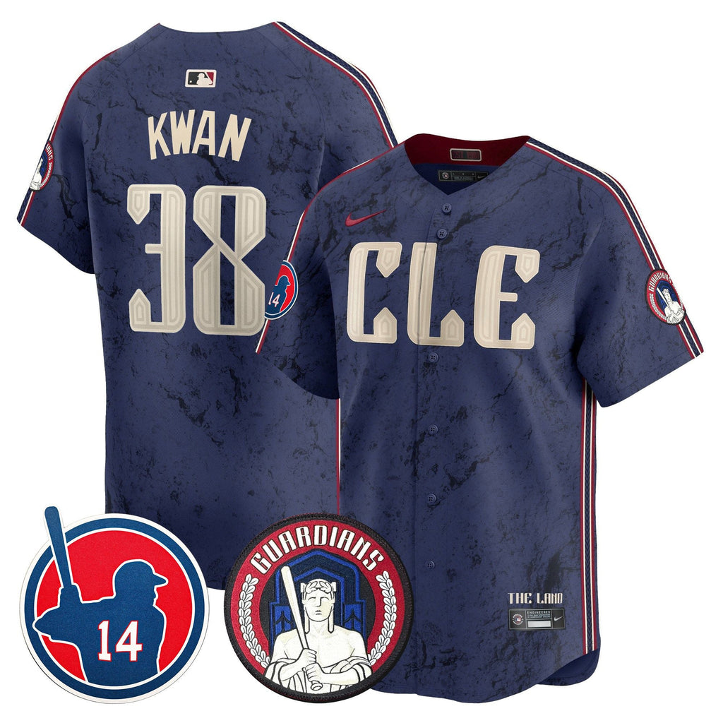 Men’s Cleveland Larry Doby Patch City Connect Vapor Premier Limited Jersey