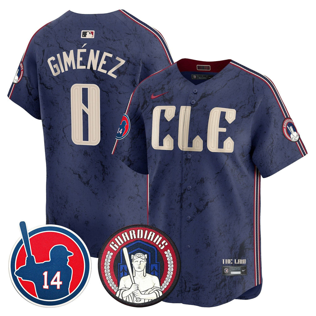 Men’s Cleveland Larry Doby Patch City Connect Vapor Premier Limited Jersey