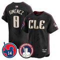Men’s Cleveland Larry Doby Patch City Connect Vapor Premier Limited Jersey