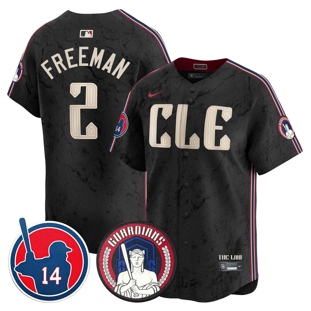 Men’s Cleveland Larry Doby Patch City Connect Vapor Premier Limited Jersey