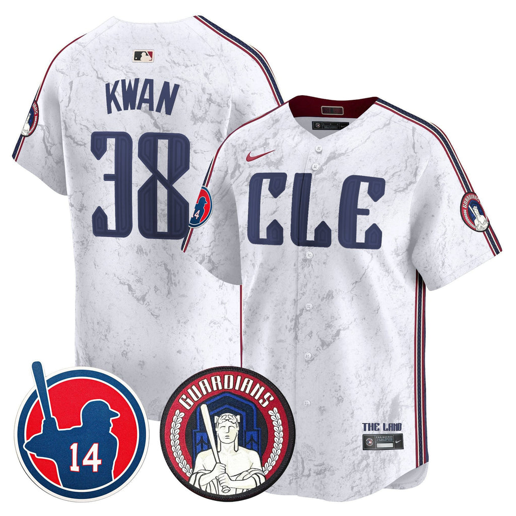 Men’s Cleveland Larry Doby Patch City Connect Vapor Premier Limited Jersey