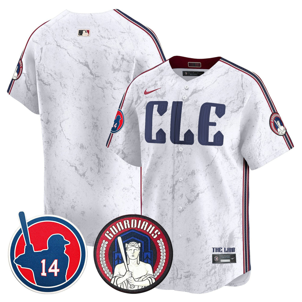 Men’s Cleveland Larry Doby Patch City Connect Vapor Premier Limited Jersey