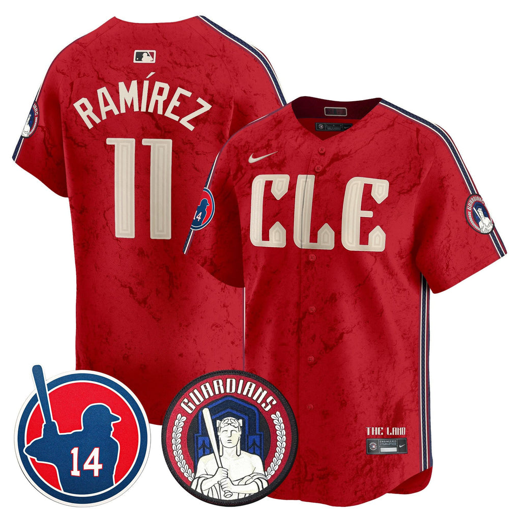 Men’s Cleveland Larry Doby Patch City Connect Vapor Premier Limited Jersey