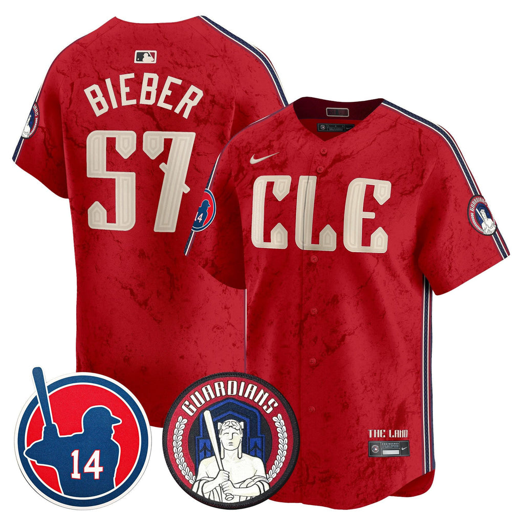 Men’s Cleveland Larry Doby Patch City Connect Vapor Premier Limited Jersey
