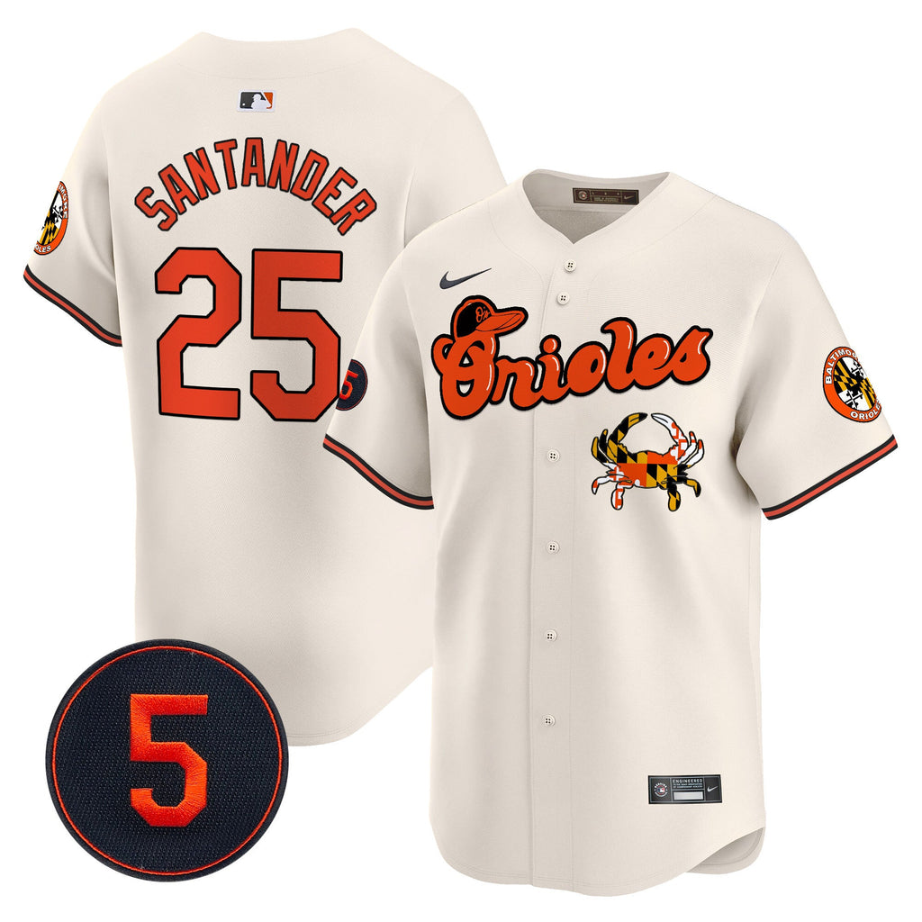 Men’s Baltimore Robinson Patch Vapor Premier Limited Jersey V6
