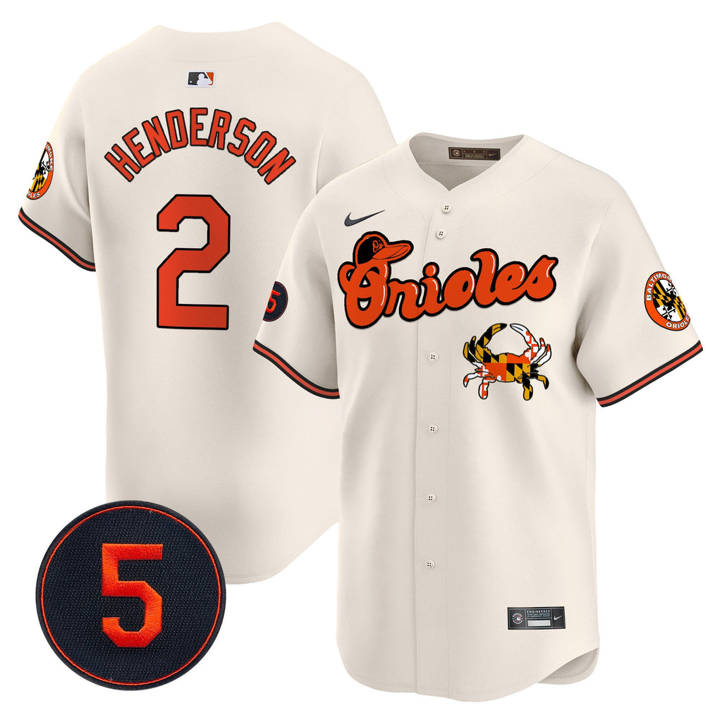 Men’s Baltimore Robinson Patch Vapor Premier Limited Jersey V6