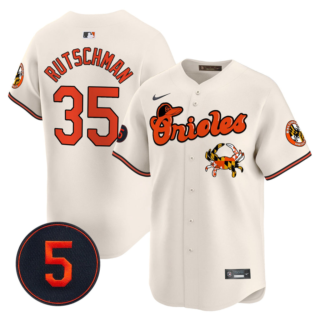 Men’s Baltimore Robinson Patch Vapor Premier Limited Jersey V6