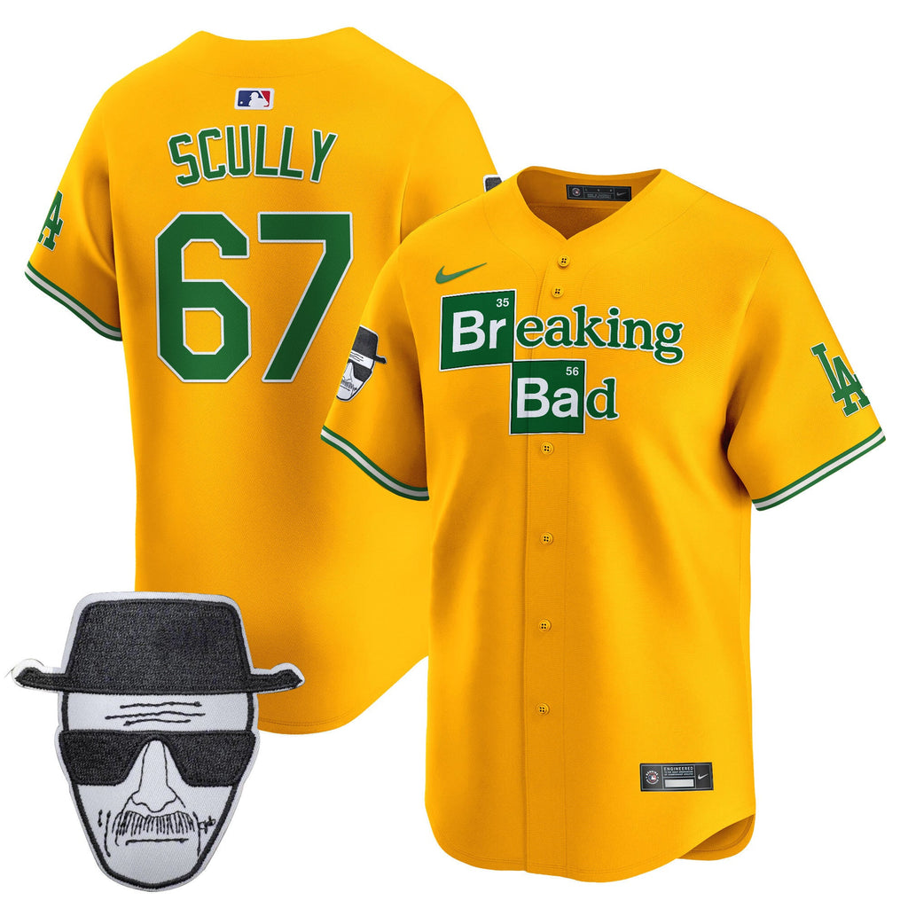 Men’s Breaking Bad Walter White Patch Vapor Premier Limited Jersey