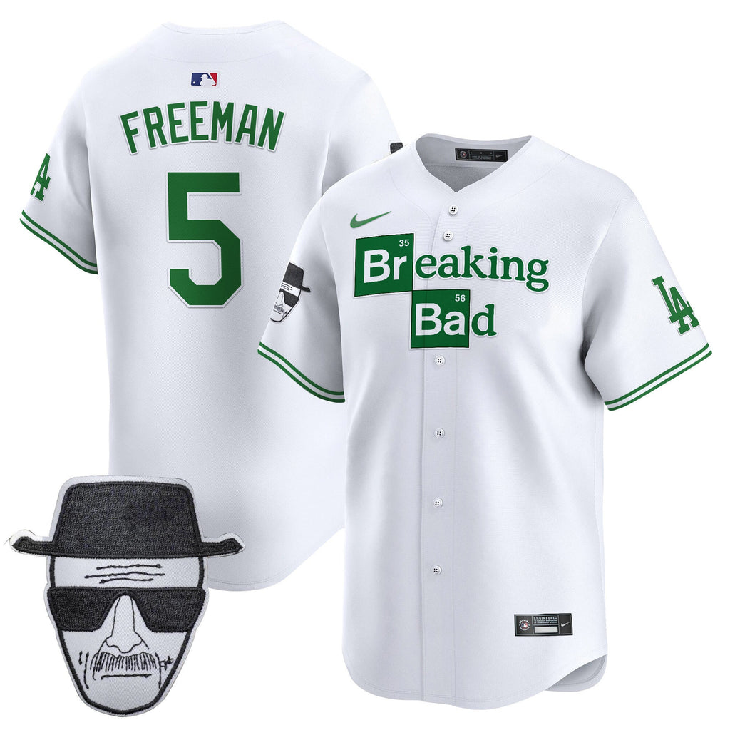 Men’s Breaking Bad Walter White Patch Vapor Premier Limited Jersey