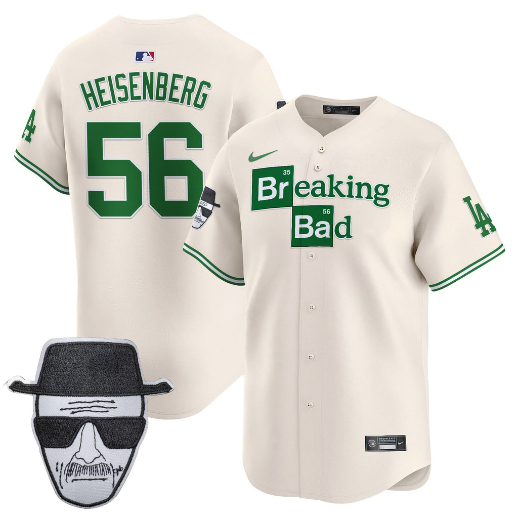 Men’s Breaking Bad Walter White Patch Vapor Premier Limited Jersey