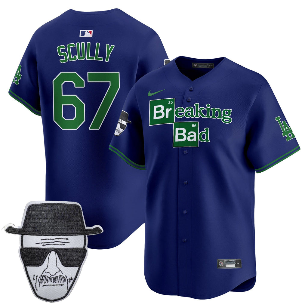 Men’s Breaking Bad Walter White Patch Vapor Premier Limited Jersey